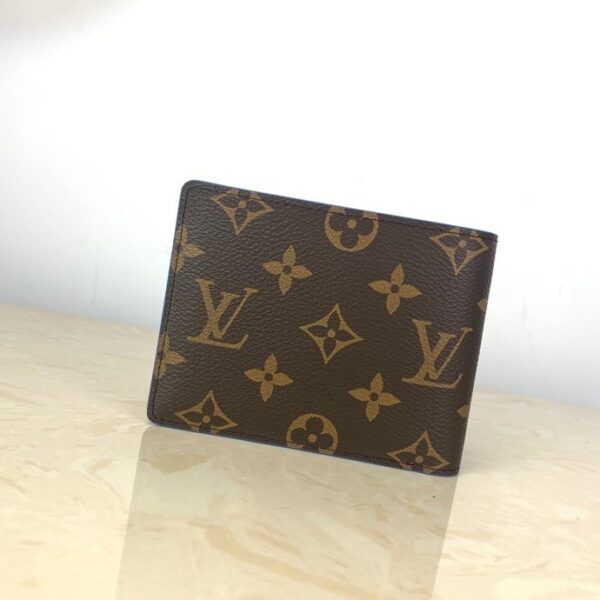 1:1 Replica Louis Vuitton LV x NBA Multiple Wallet Monogram Canvas For Men, Men's Wallet 4.5in/11.5cm LV M80105
