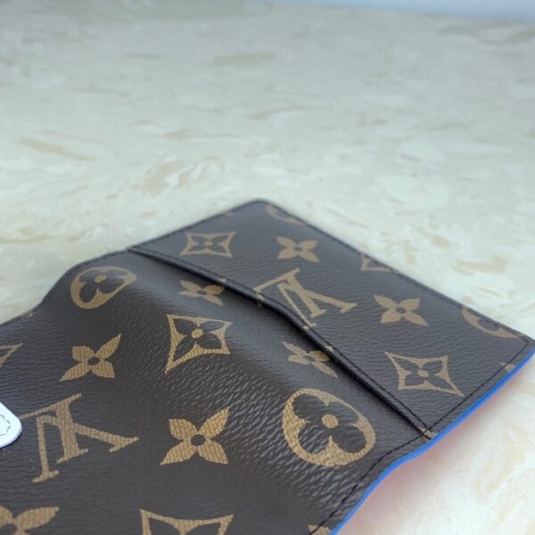 1:1 Replica Louis Vuitton LV x NBA Pocket Organizer Monogram Canvas For Men, Men's Wallet 4.3in/11cm LV M80104