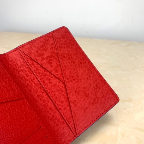 1:1 Replica Louis Vuitton LV x NBA Pocket Organizer Monogram Canvas For Men, Men's Wallet 4.3in/11cm LV M80104