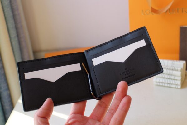 1:1 Replica Louis Vuitton Marco Wallet Damier Inifini For Men, Men's Wallet 4.5in/11.5cm LV