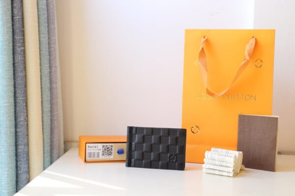 1:1 Replica Louis Vuitton Marco Wallet Damier Inifini For Men, Men's Wallet 4.5in/11.5cm LV