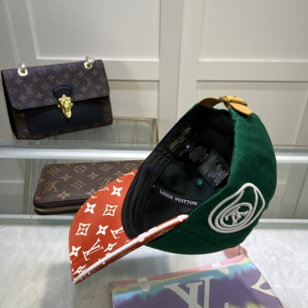 Louis Vuitton Match Cap Green/Red LV Cap