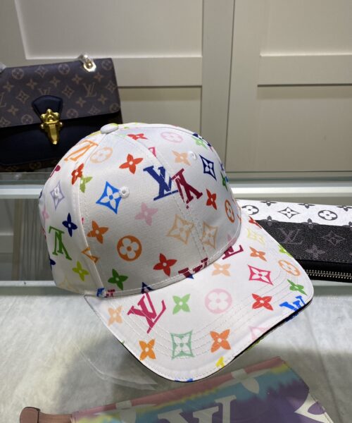 Louis Vuitton Monogram Shadow Cap In White
