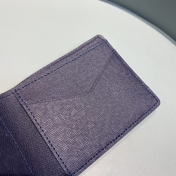 1:1 Replica Louis Vuitton Multiple Wallet Blue For Men, Men's Wallet 9in/3.5cm LV M61825