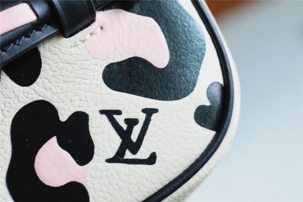 1:1 Replica Louis Vuitton Nice BB Monogram Empreinte White /Black For Women, Women's Wallets 9.4in/24cm LV
