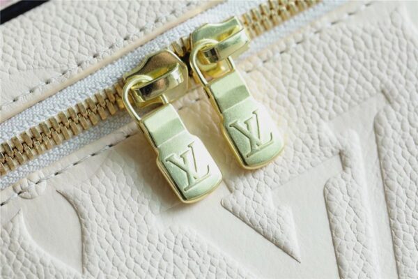 1:1 Replica Louis Vuitton Nice BB Monogram Empreinte White /Black For Women, Women's Wallets 9.4in/24cm LV