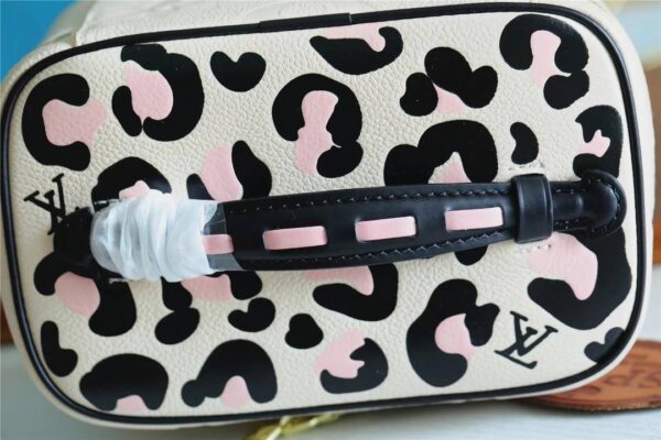 1:1 Replica Louis Vuitton Nice BB Monogram Empreinte White /Black For Women, Women's Wallets 9.4in/24cm LV