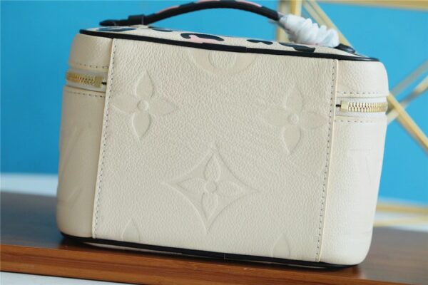 1:1 Replica Louis Vuitton Nice BB Monogram Empreinte White /Black For Women, Women's Wallets 9.4in/24cm LV