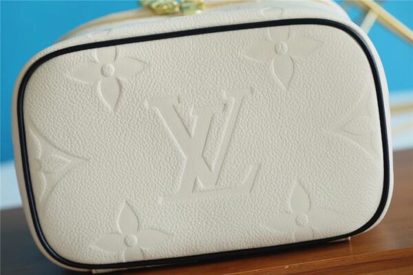 1:1 Replica Louis Vuitton Nice BB Monogram Empreinte White /Black For Women, Women's Wallets 9.4in/24cm LV