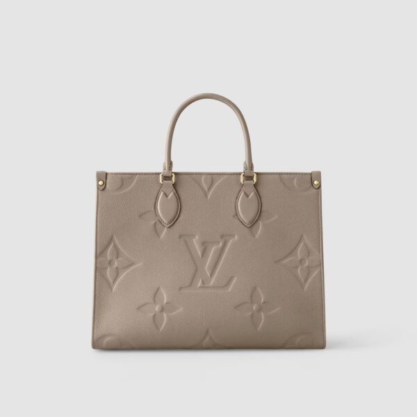 1:1 Replica Louis Vuitton LV Onthego MM Monogram Empreinte Leather Luxury Bag For Women M45607 - 35cm
