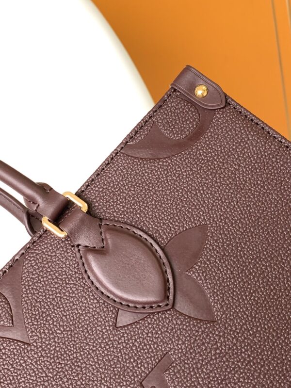 1:1 Replica Louis Vuitton LV Onthego MM Monogram Empreinte Leather Luxury Bag For Women M46601 - 35cm