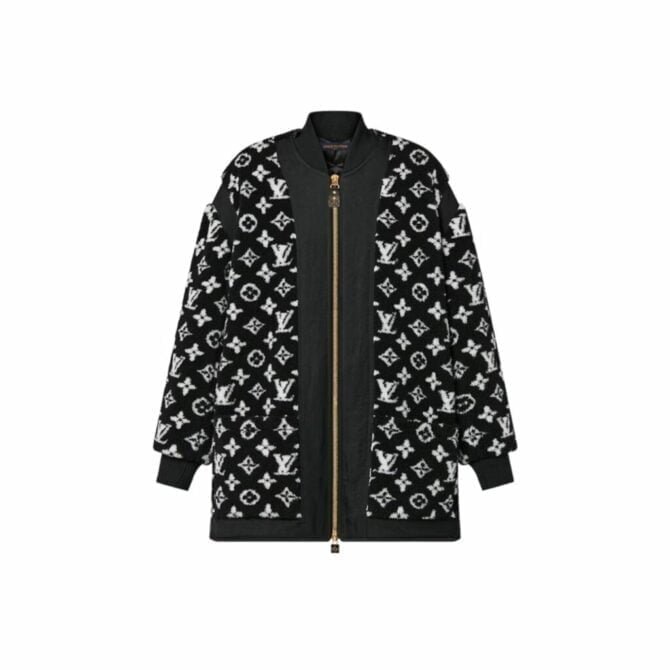 louis vuitton oversized monogram teddy bomber jacket for women 1ac0v5