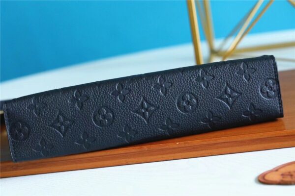 1:1 Replica Louis Vuitton Poche Toilette 26 Monogram Empreinte Black For Women, Women's Wallets 9.8in/25cm LV