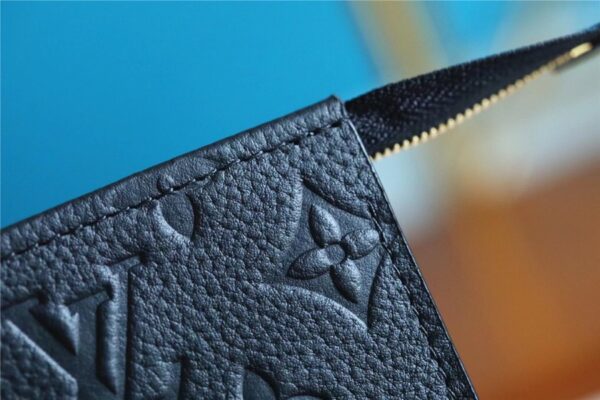 1:1 Replica Louis Vuitton Poche Toilette 26 Monogram Empreinte Black For Women, Women's Wallets 9.8in/25cm LV