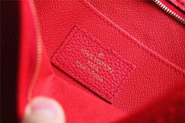 1:1 Replica Louis Vuitton Poche Toilette 26 Monogram Empreinte Red For Women, Women's Wallets 9.8in/25cm LV
