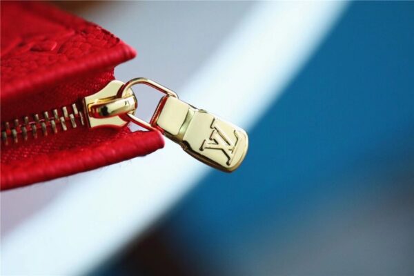 1:1 Replica Louis Vuitton Poche Toilette 26 Monogram Empreinte Red For Women, Women's Wallets 9.8in/25cm LV
