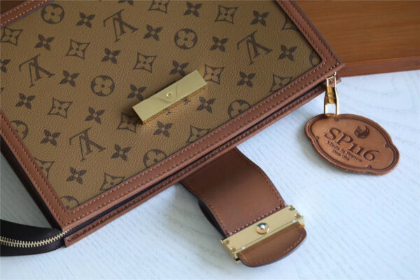 1:1 Replica Louis Vuitton Pochette Dauphine Monogram and Monogram Reverse Canvas For Women, Women's Wallets 10.2in/26cm LV