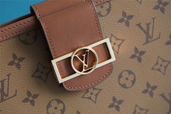 1:1 Replica Louis Vuitton Pochette Dauphine Monogram and Monogram Reverse Canvas For Women, Women's Wallets 10.2in/26cm LV