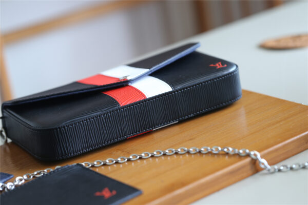 1:1 Replica Louis Vuitton Pochette Felicie Epi Black For Women, Women's Wallets 8.3in/21cm LV