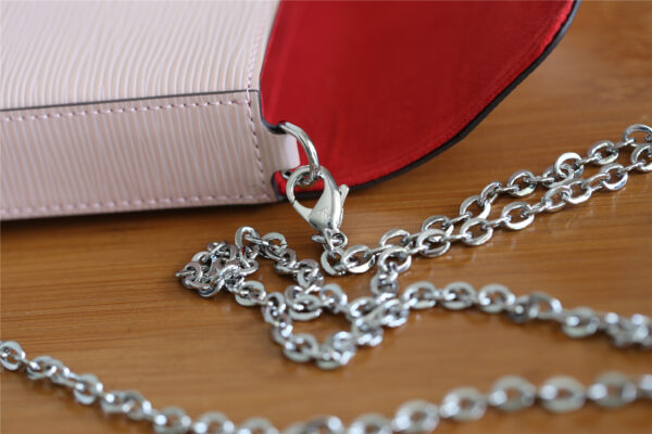 1:1 Replica Louis Vuitton Pochette Felicie Epi Rose Ballerine For Women, Women's Wallets 8.3in/21cm LV 