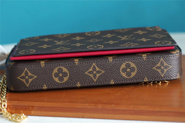 1:1 Replica Louis Vuitton Pochette Felicie Monogram Canvas For Women, Women's Wallets 8.3in/21cm LV M61276