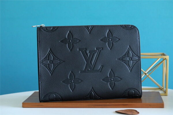 1:1 Replica Louis Vuitton Pochette Jour GM Black For Women, Women's Wallets 3.4in/34cm LV