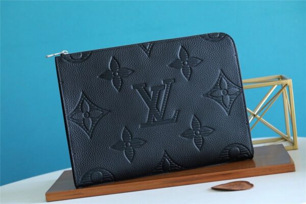 1:1 Replica Louis Vuitton Pochette Jour GM Black For Women, Women's Wallets 3.4in/34cm LV