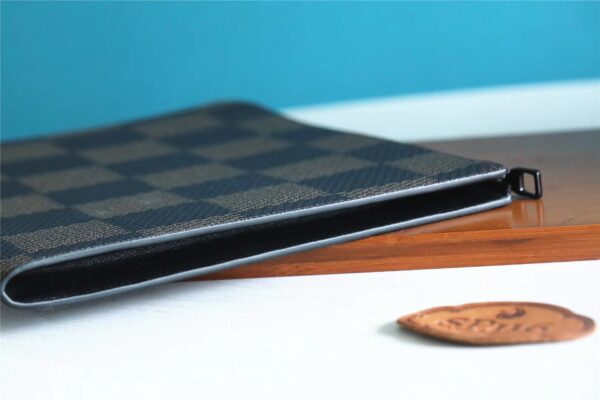 1:1 Replica Louis Vuitton Pochette Jour GM Damier Canvas By Virgil Abloh For Women, Women's Wallets 13.4in/34cm LV 