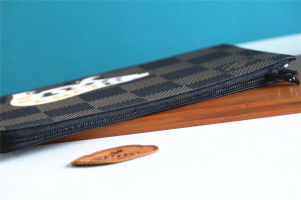 1:1 Replica Louis Vuitton Pochette Jour GM Damier Canvas By Virgil Abloh For Women, Women's Wallets 13.4in/34cm LV 