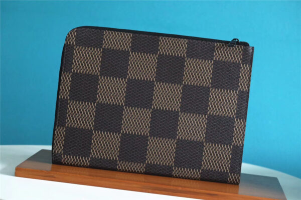 1:1 Replica Louis Vuitton Pochette Jour GM Damier Canvas By Virgil Abloh For Women, Women's Wallets 13.4in/34cm LV 