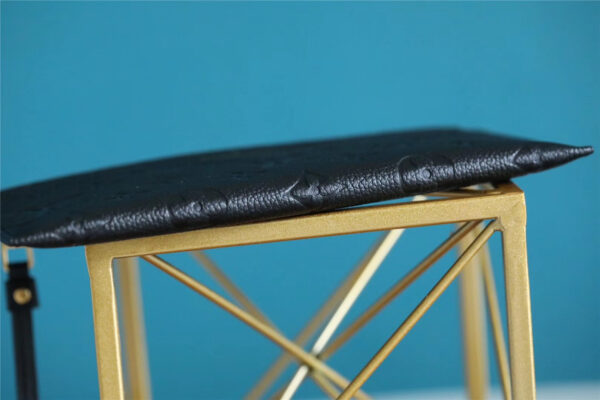 1:1 Replica Louis Vuitton Pochette Melanie BB Monogram Empreinte Black For Women, Women's Wallets 7.9in/20cm LV M68712