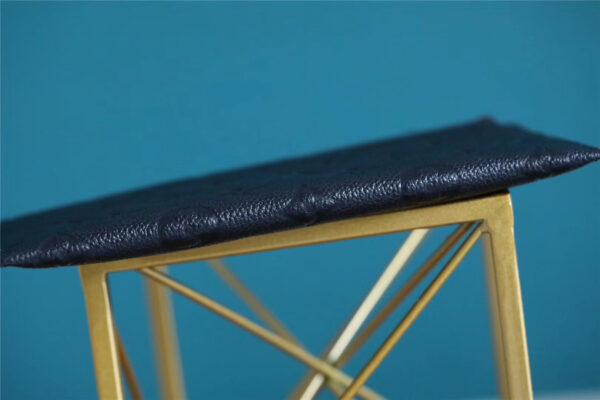 1:1 Replica Louis Vuitton Pochette Melanie BB Monogram Empreinte Dark Blue For Women, Women's Wallets 7.9in/20cm LV