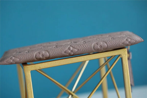 1:1 Replica Louis Vuitton Pochette Melanie BB Monogram Empreinte Grey For Women, Women's Wallets 7.9in/20cm LV