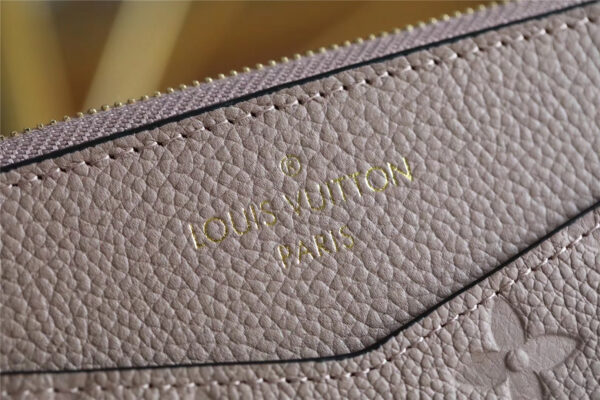 1:1 Replica Louis Vuitton Pochette Melanie BB Monogram Empreinte Grey For Women, Women's Wallets 7.9in/20cm LV