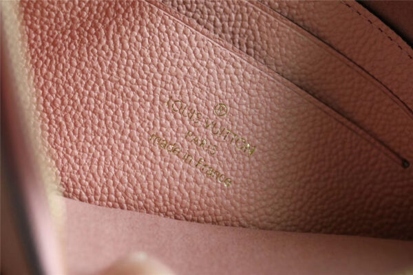 1:1 Replica Louis Vuitton Pochette Melanie BB Monogram Empreinte Pink For Women, Women's Wallets 7.9in/20cm LV