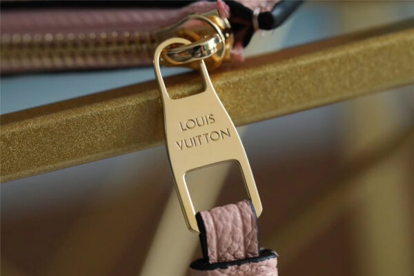 1:1 Replica Louis Vuitton Pochette Melanie BB Monogram Empreinte Pink For Women, Women's Wallets 7.9in/20cm LV