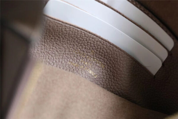 1:1 Replica Louis Vuitton Pochette Melanie MM Monogram Empreinte Beige For Women, Women's Wallets 9.2in/23cm LV