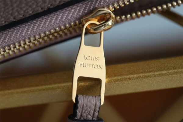 1:1 Replica Louis Vuitton Pochette Melanie MM Monogram Empreinte Beige For Women, Women's Wallets 9.2in/23cm LV
