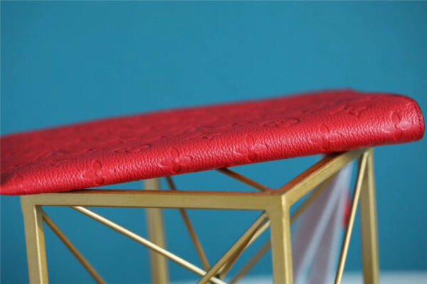 1:1 Replica Louis Vuitton Pochette Melanie MM Monogram Empreinte Red For Women, Women's Wallets 9.2in/23cm LV