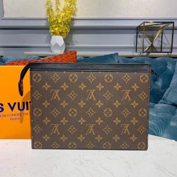 1:1 Replica Louis Vuitton Pochette Voyage MM Monogram Canvas For Men, Men's Wallet 8.3in/27cm LV M61692