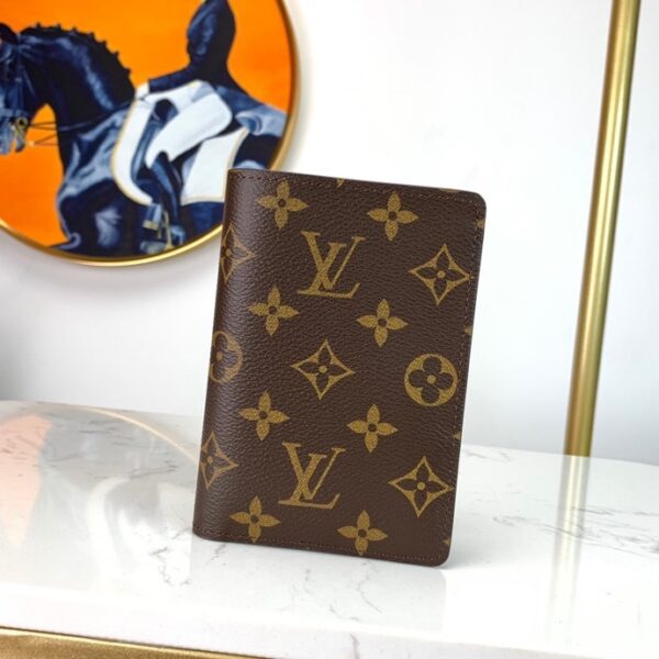 1:1 Replica Louis Vuitton Pocket Organizer Monogram Canvas For Women, Women's Wallet 5.5in/14cm LV M60181