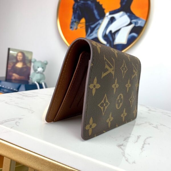 1:1 Replica Louis Vuitton Pocket Organizer Monogram Canvas For Women, Women's Wallet 5.5in/14cm LV M60181