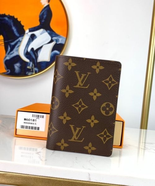 1:1 Replica Louis Vuitton Pocket Organizer Monogram Canvas For Women, Women's Wallet 5.5in/14cm LV M60181