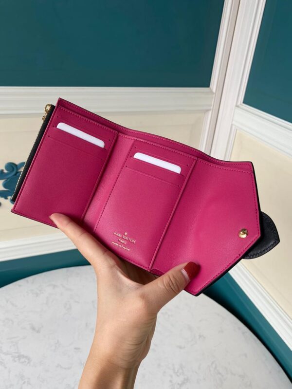 1:1 Replica Louis Vuitton Pont 9 Compact Wallet Black For Women, Women's Wallets 4.2in/12cm LV M69175