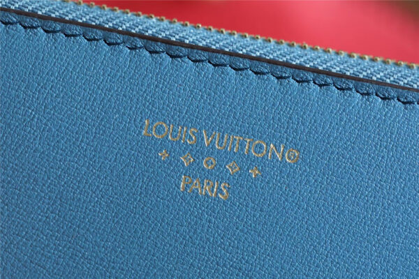 1:1 Replica Louis Vuitton Pont 9 Compact Wallet Blue For Women, Women's Wallets 4.2in/12cm LV