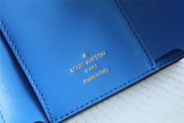 1:1 Replica Louis Vuitton Pont 9 Compact Wallet Caramel Brown For Women, Women's Wallets 4.2in/12cm LV 