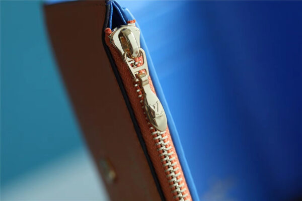 1:1 Replica Louis Vuitton Pont 9 Compact Wallet Caramel Brown For Women, Women's Wallets 4.2in/12cm LV 