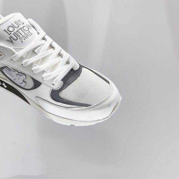 Louis Vuitton Run Away Sneaker Iridescent Textile White For Women LV