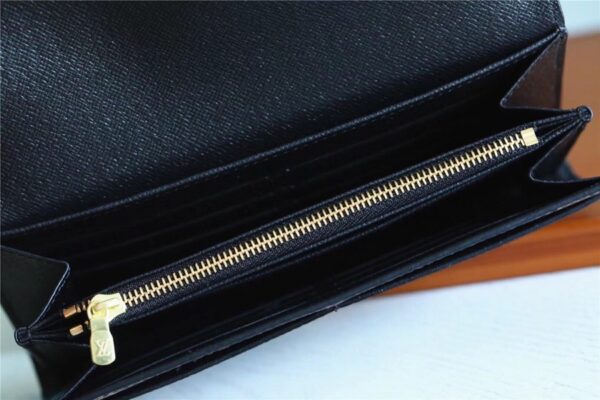 1:1 Replica Louis Vuitton Sarah Wallet Monogram and Monogram Reverse Canvas For Women, Women's Wallets 7.5in/19cm LV M80726
