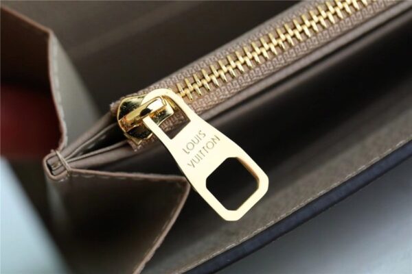 1:1 Replica Louis Vuitton Sarah Wallet Monogram Empreinte Tourterelle Gray / Cream For Women, Women's Wallets 7.5in/19cm LV M81049